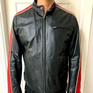 Lightweight, soft, leather jacket.Wilsons